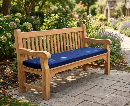 Balmoral Park Bench - 6ft Teak Street Bench - 1.8m Balmoral Park Bench - 6ft Teak Street Bench - 1.8m