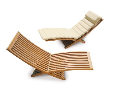 Chelsea Modern Teak Lounger