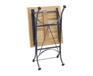 Square Folding Bistro Table - 60cm