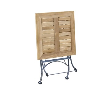 Square Folding Bistro Table - 60cm