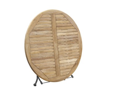 Bistro Folding Table | Teak Round - 120cm