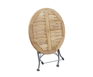 Teak Wood Bistro Folding Table