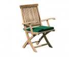 Folding Outdoor Chair Cushion With Ties