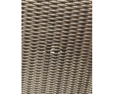 Riviera Round 1.5m Java Brown Weave Table - New: End of Line