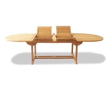 Brompton Oval Extendable Dining Table and 10 Yale Stackable Chairs Set