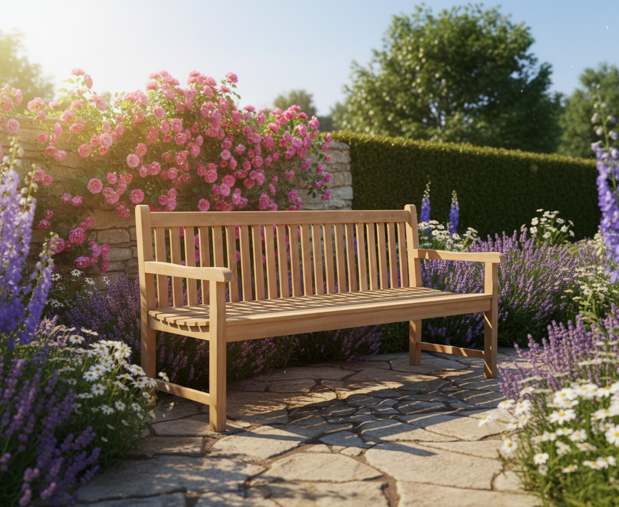 Windsor Teak 6ft Garden Bench