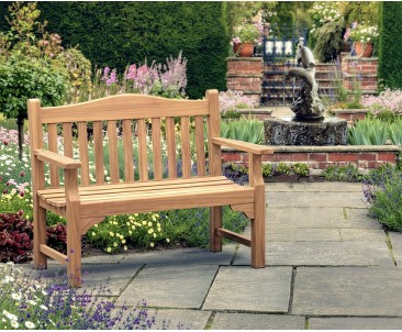 Tribute 4ft Teak Commemorative Memorial Bench