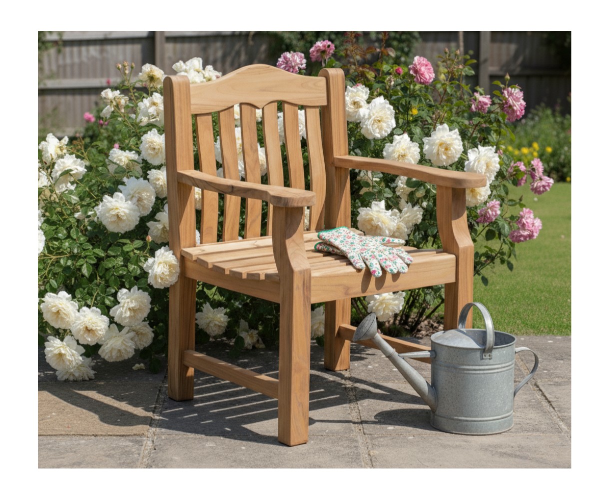 Rose Garden Teak Outdoor Armchair