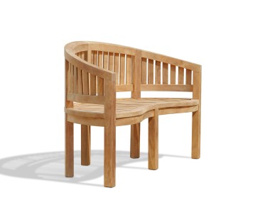 Teak Banana Bench