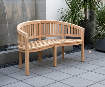 Teak Banana Bench
