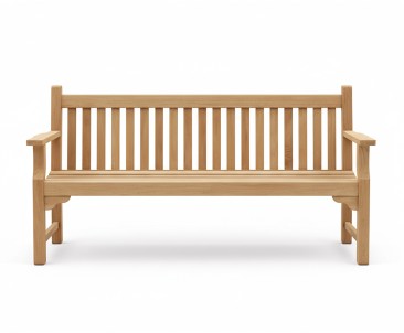 Taverners Teak 4 Seater Garden Bench | Public Bench