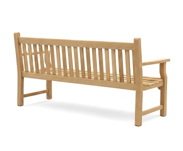 Taverners Teak 4 Seater Garden Bench | Public Bench