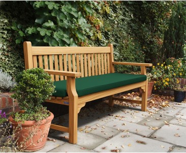 Taverners Teak 4 Seater Garden Bench | Public Bench