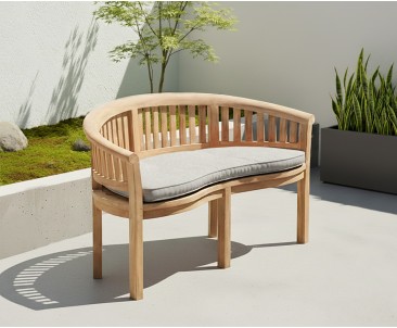 Wimbledon Teak Banana Bench
