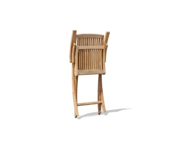 Brompton Single-Leaf Extending Table, Rimini Folding Chairs and Armchairs Set