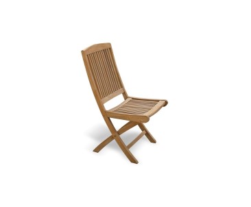 Brompton Single-Leaf Extending Table and 6 Rimini Folding Chairs