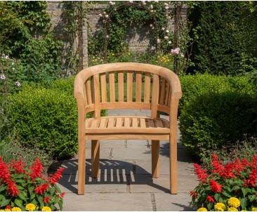 Contemporary Teak Banana Chair