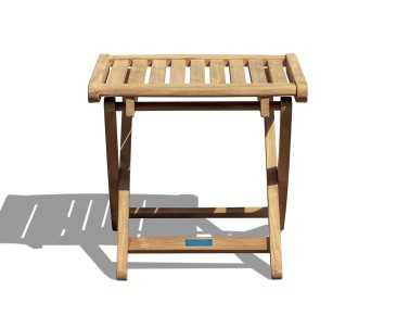 Cheltenham Teak Adjustable Footstool | Outdoor Side Table
