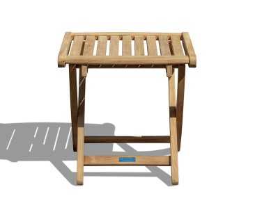 Cheltenham Teak Adjustable Footstool | Outdoor Side Table