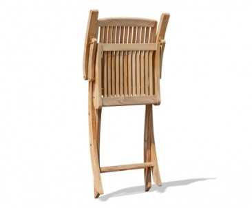 Rimini Teak Folding Garden Armchair