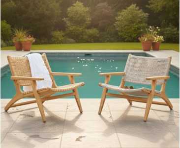 Amalfi Lounge Flat Weave Armchair