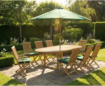 Ashdown 8 Seat Extending Teak Table Set