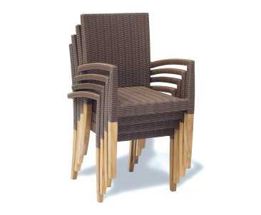 Canfield 60cm Garden Table Set with 2 St Tropez Chairs