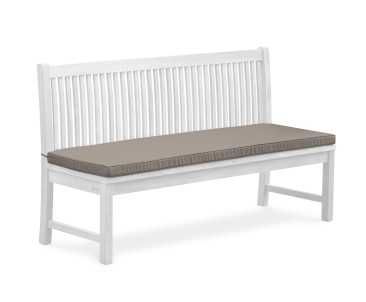 Canterbury 4 Seater Garden Bench Cushion - Grey