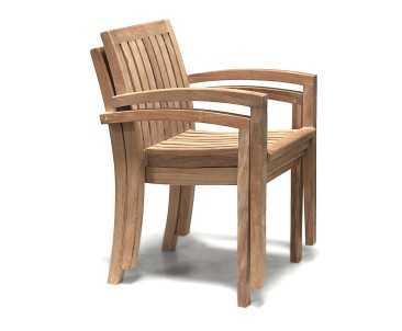 Titan Teak Garden Table and 6 Chairs