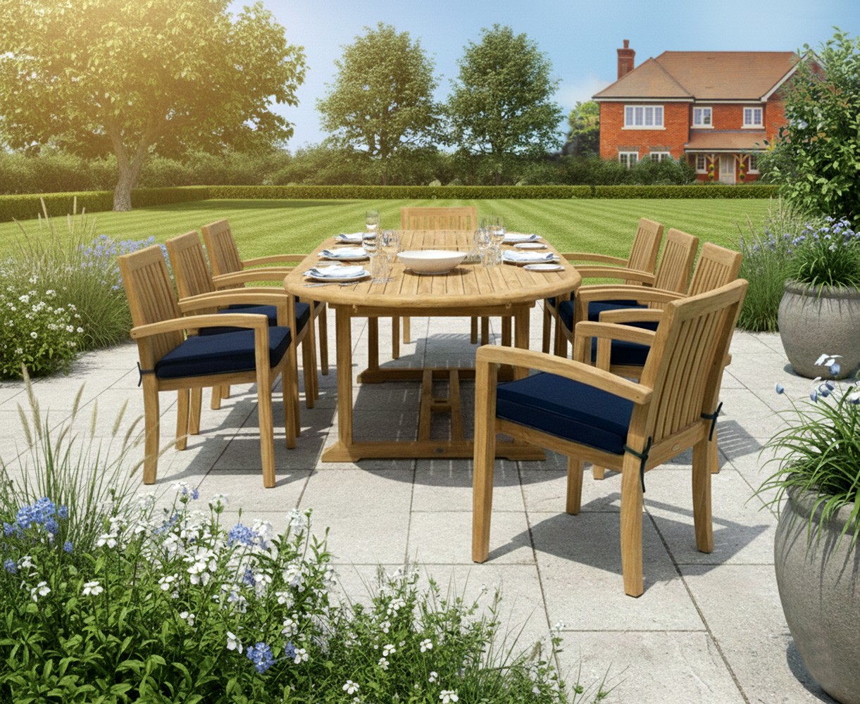Monaco 8 Seater Extending Set