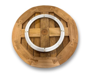 Small Teak Lazy Susan – 0.5m