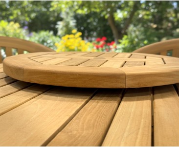 Small Teak Lazy Susan – 0.5m