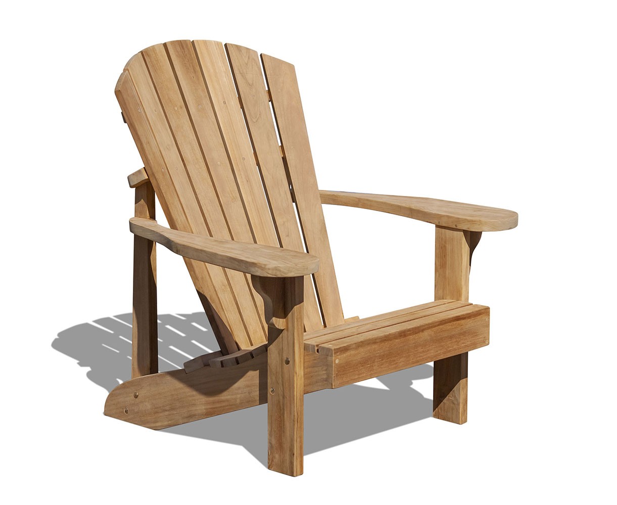 Teak New England Adirondack Chair