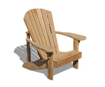 Teak New England Adirondack Chair
