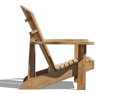 Teak New England Adirondack Chair