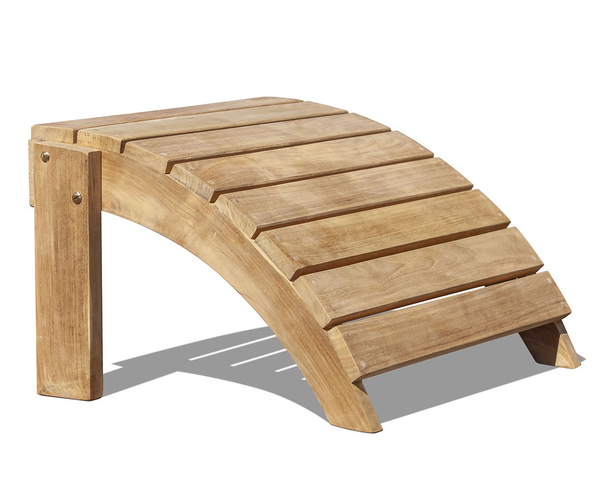 Teak Adirondack Bear Chair Leg Rest