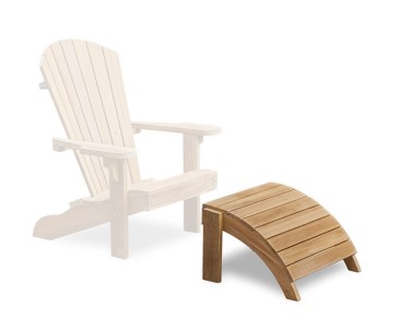 Teak Adirondack Bear Chair Leg Rest