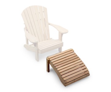 Teak New England Footstool
