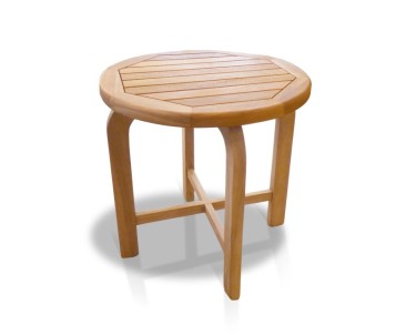 Capri Teak Round Occasional Garden Table