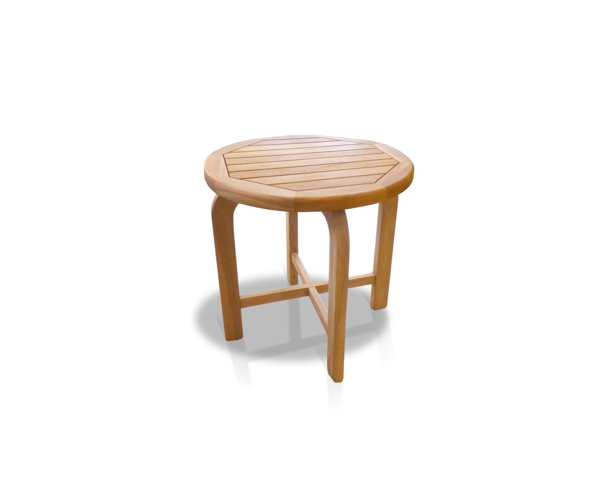 Capri Teak Round Occasional Garden Table