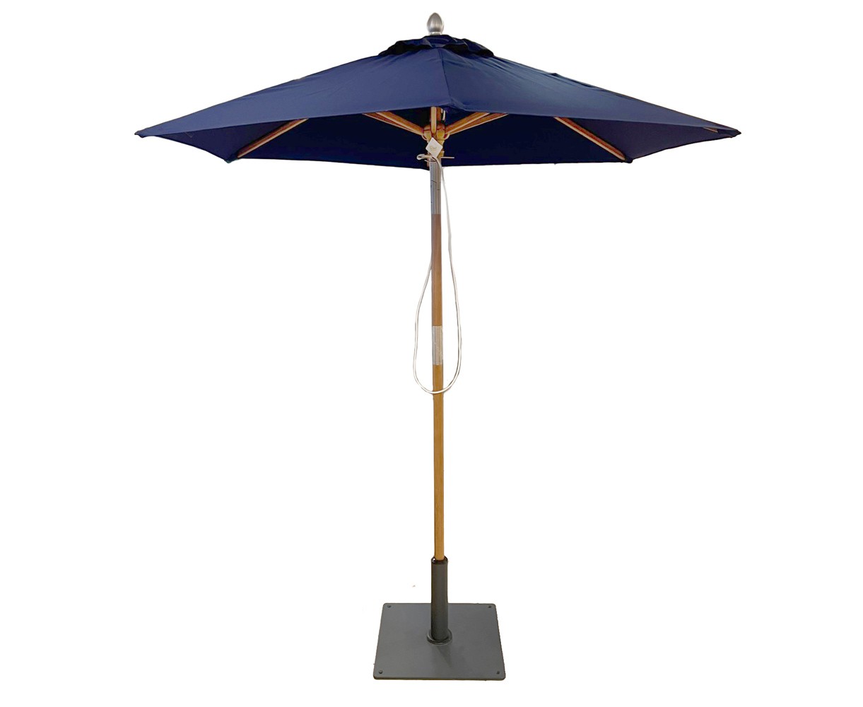Hexagonal Tilting Garden Parasol - 2m