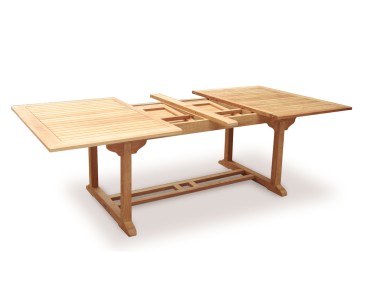 Dorchester Teak 3m Extendable Garden Table and 10 Reclining Chairs Set