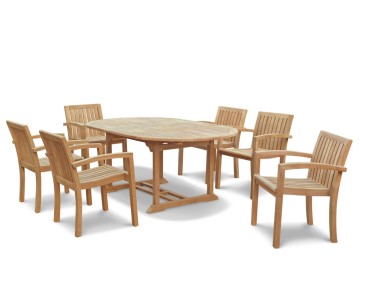 Monaco 6 Seat Extending Set
