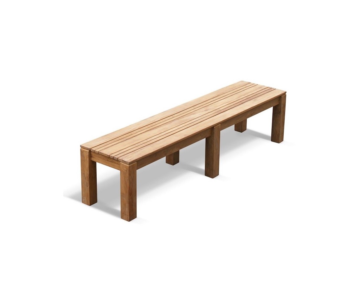 Marina 2.2m Teak Garden Table and Chichester 2m Benches
