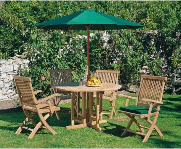 Berrington Garden Gateleg Table and Arm Chairs Set