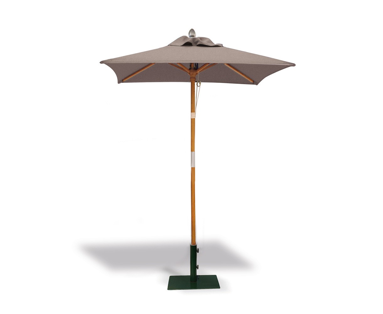 Square Garden 1.5m Hardwood Parasol