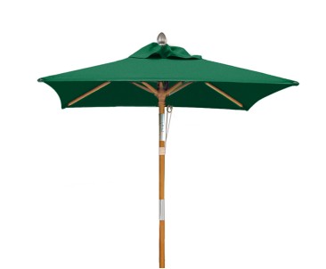 Square 1.5m Tilting Hardwood Parasol