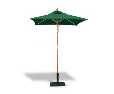 Square 1.5m Tilting Hardwood Parasol
