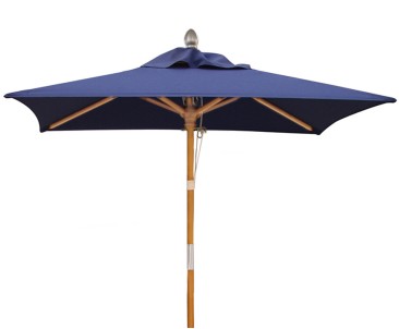 Tilting Square 2m Garden Parasol - Natural