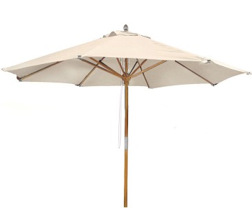 Octagonal Hardwood 3m Outdoor Parasol